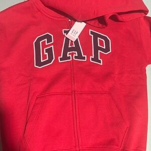 GAP Kids Vibrant Red Zip-Up Hoodie
